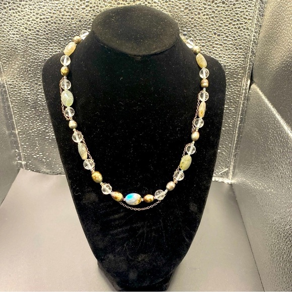 Luxe 925 sterling silver Glass bead jewelry Necklace’s& bracelet - Picture 5 of 11